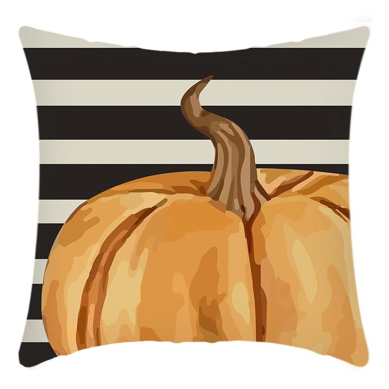 New Thanksgiving Pillowcase Orange Maple Leaf Letter Print Home Decoration Holiday Pillow Pillowcase