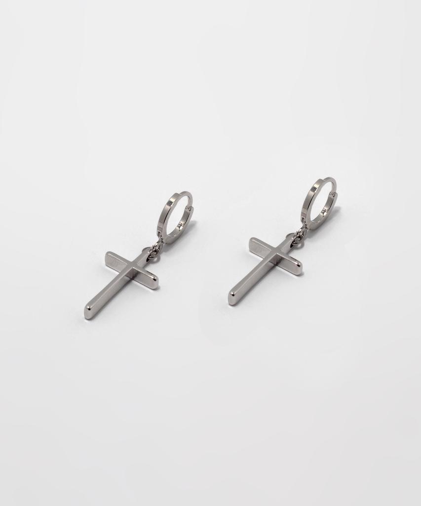 September5 One-Touch Cross Earring