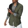 Mens Linen Shirt Long Sleeve Cotton T-shirt Loose Fit Lightweight Beach Yoga Tops