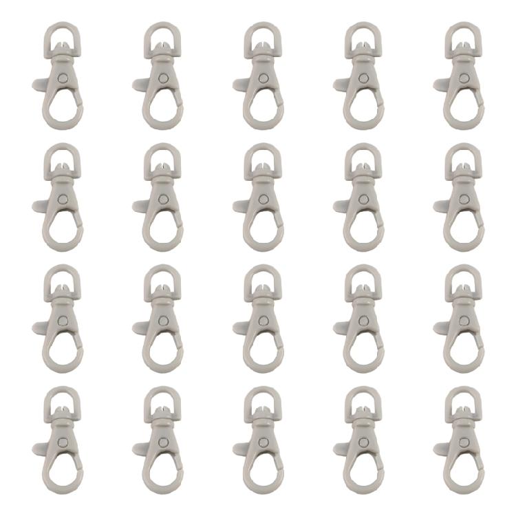 20PCS Practical Plastic Lobster Clasps Safe Materials Jewelry Component Supplies for Jewelry Findings and Keychains