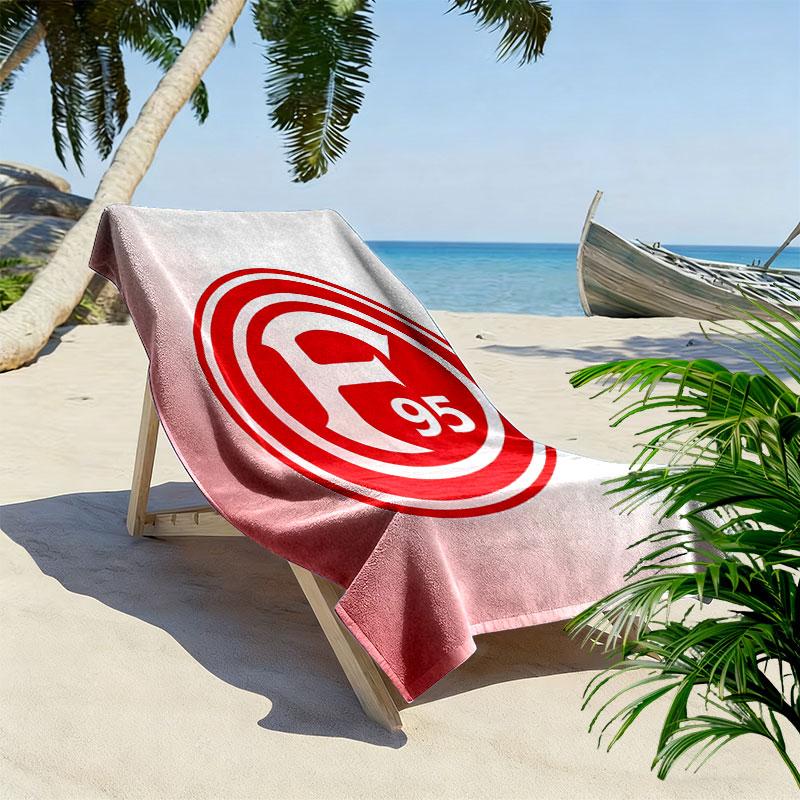 F95 Print Beach Towel, Large Soft Quick Dry Towel for Beach Camping Swimming