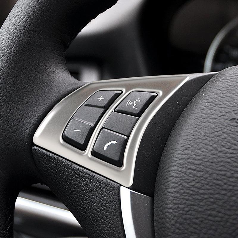 For BMW X5 X6 E70 E71 2008 2009 2010 2011 2012 2013 Car Console Steering Wheel Buttons Cover Trim Interior Sticker Accessories