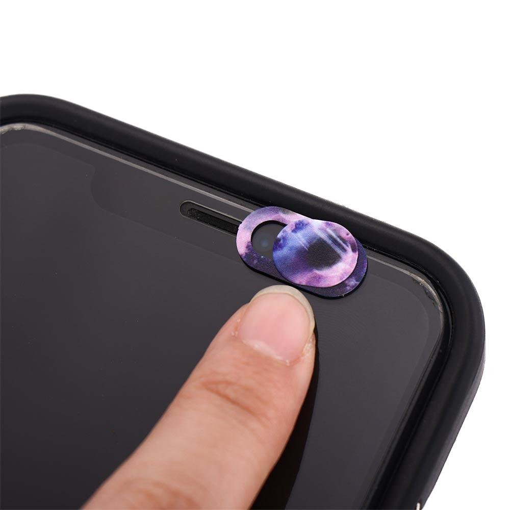Slider Sticke WebCam Camera Cover Starry Sky Pattern Camera Protection Shutter Phone Lens Cover