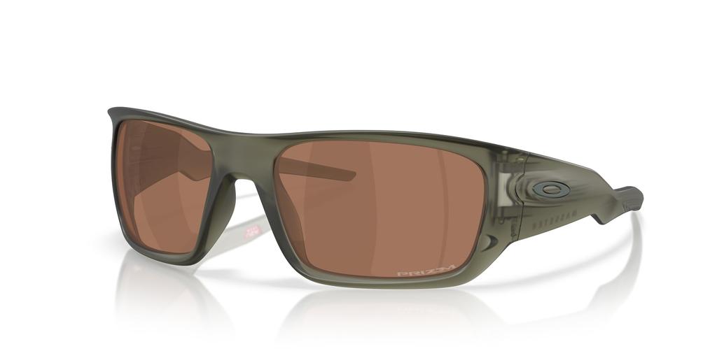 Oakley Sunglasses Frame Color Matte Olive Lens Prizm Tungsten 60mm Men's 0OO9486, (Front) Ink, Color