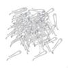 200 Pieces Clear Shirt Clips Transparent Alligator Clips, Clothes Pins Garment Clothespins U