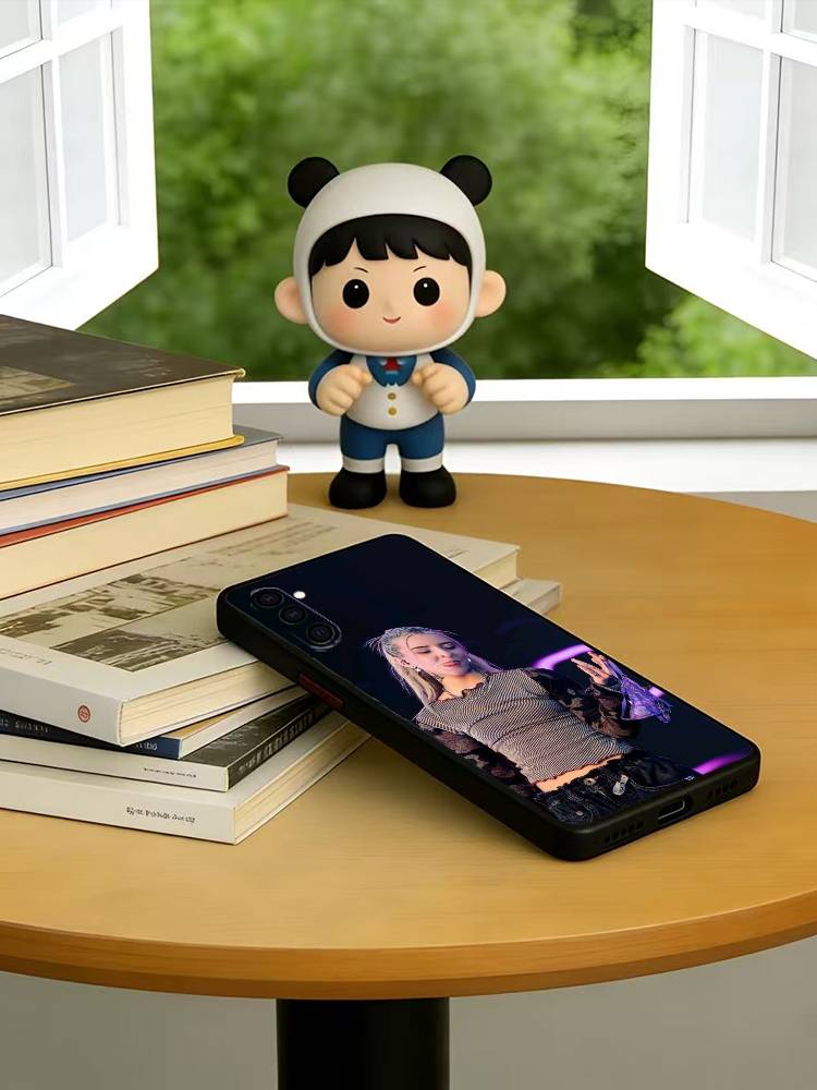 Singer Y-Young Mikos Phone Case For Samsung Galaxy A73,A72,A71,A70,A53,A52,A51,Others Soft Black Cover