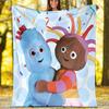 In the Night Garden Theme Printed Blanket - Perfect for Couch, Bed, Travel & Outdoor Use | Machine Washable, Cozy & Durable.