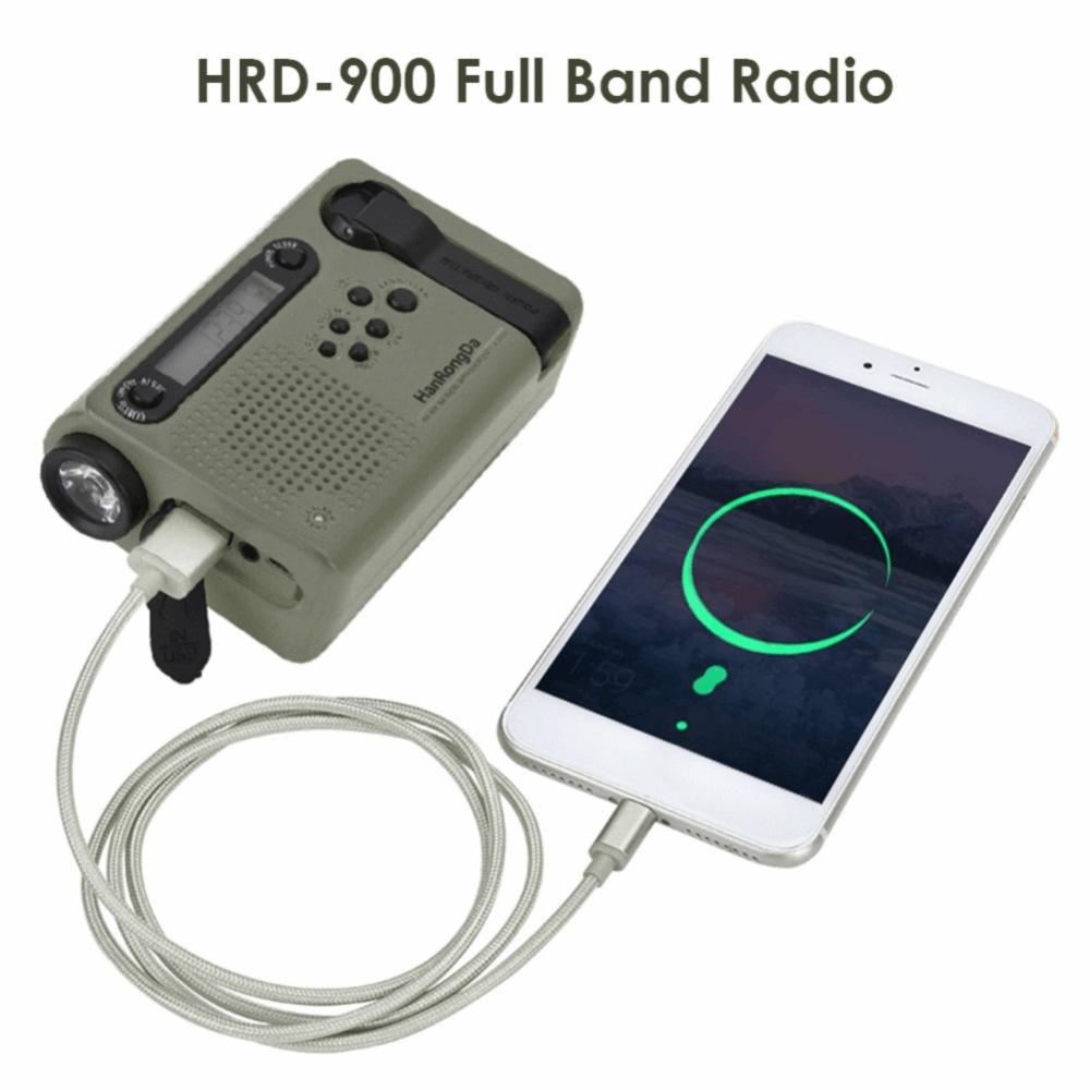 2000mAh USB Charging Hand Radio Phone Charger Weather Emergency Radio Outdoor