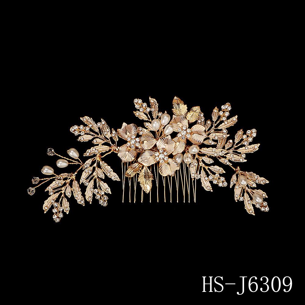 

Luxury Pearl Spray Hair Piece Silver Flower Side Comb Veil Accessory for Low Bun Updo Wedding Hair Ornament As Gift