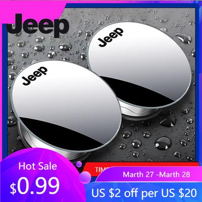 For Jeep Car Rearview Mirror Reverse 360 ° Assist Convex Mirror For Jeep Grand Cherokee Wrangler JK Gladiator Compass Renegad