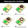 Digital Pocket Scale 500g x 0.01g High Precision Gram Scale Portable Jewelry Scale with Protective Cover Backlit LCD 7 Units Ta