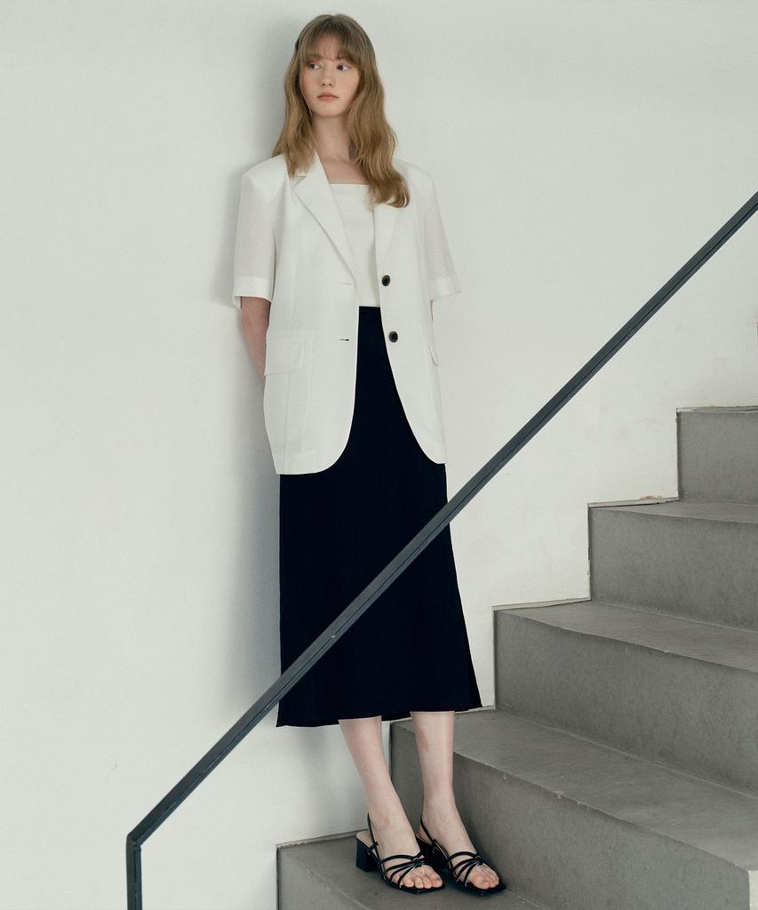 Mind Bridge Woman [W] Wrap Banding Black Skirt