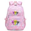 Youth School Backpack Teen Girls Boys Nylon Multi Compartment Cartoon Print Lightweight Campus Bag With Air Cushion Straps