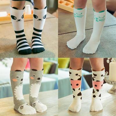 Cartoon Animal Baby Knee High Socks for Girls Infant Socks Toddler Baby Girl Knee Socks Lovely Animal Knee High Sock