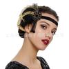 Hot-selling European and American Retro Feathers Hair Accessories Ball Show S Headband Indian Headband Peacock Feathers