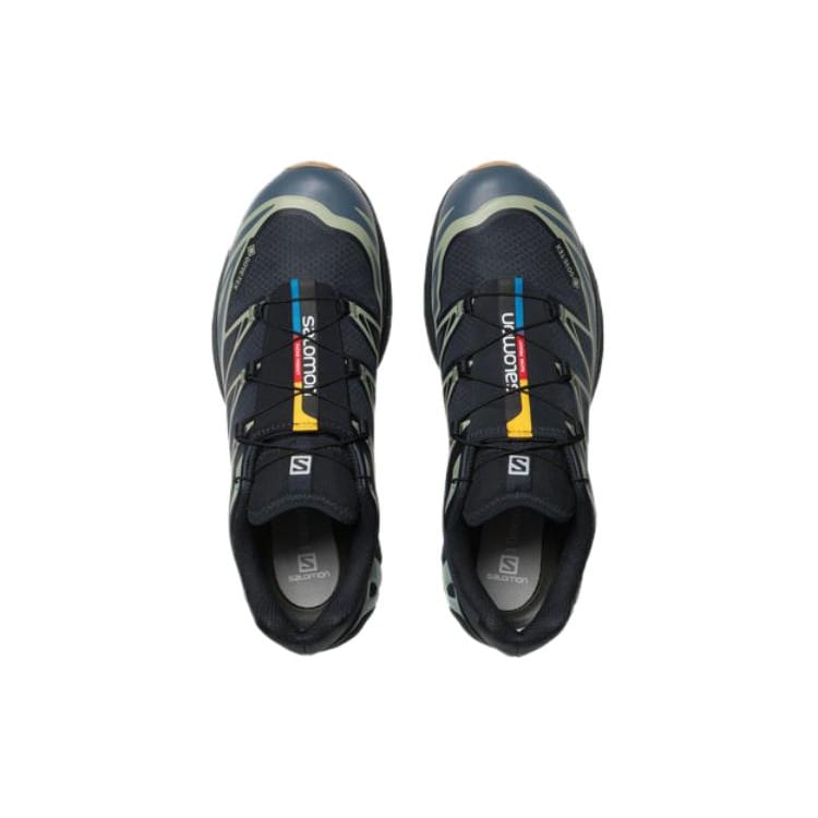 SALOMON XT 6 Comfortable Low Top Running Shoes Unisex Dark Gray L47291800