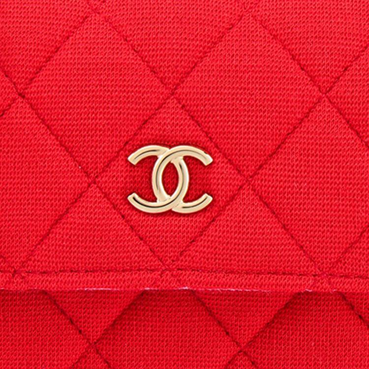 Chanel 23C Kette Leder Gewebt Mini Schultertasche Damen Taschen Rot CD0104-B10061-NL806