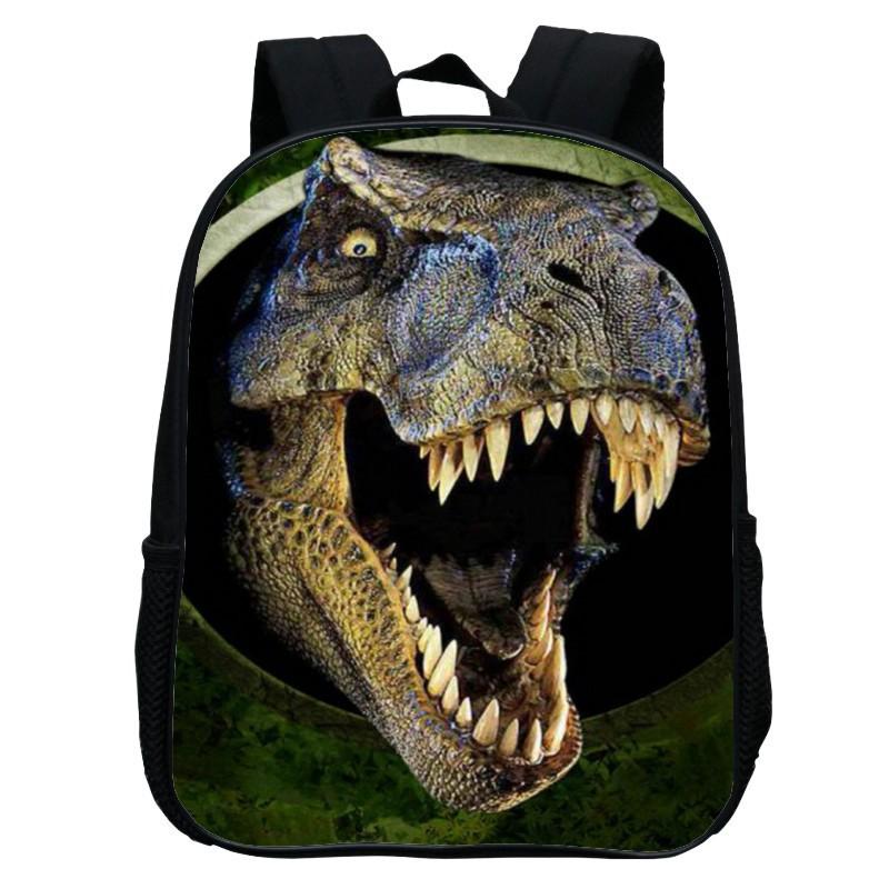 Printed Animal Dinosaur Schoolbag Cartoon Tyrannosaurus Rex 17 Inch Backpack Light Casual Men 17inch x backpack