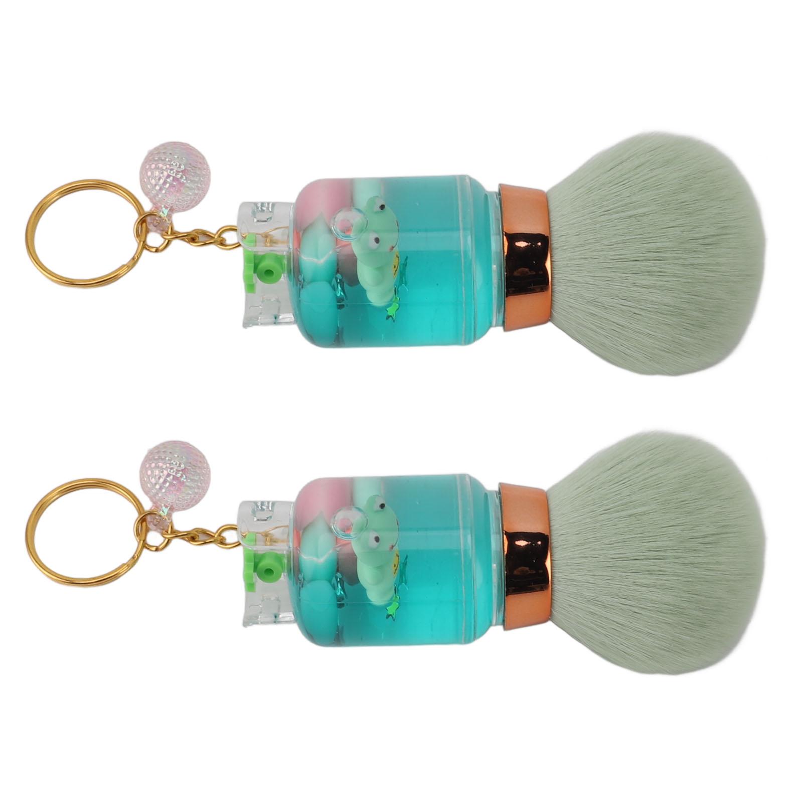 

2 шт. Щетка для очистки ногтевой пыли, портативная многофункциональная щетка для удаления пыли для маникюра для повседневной жизни