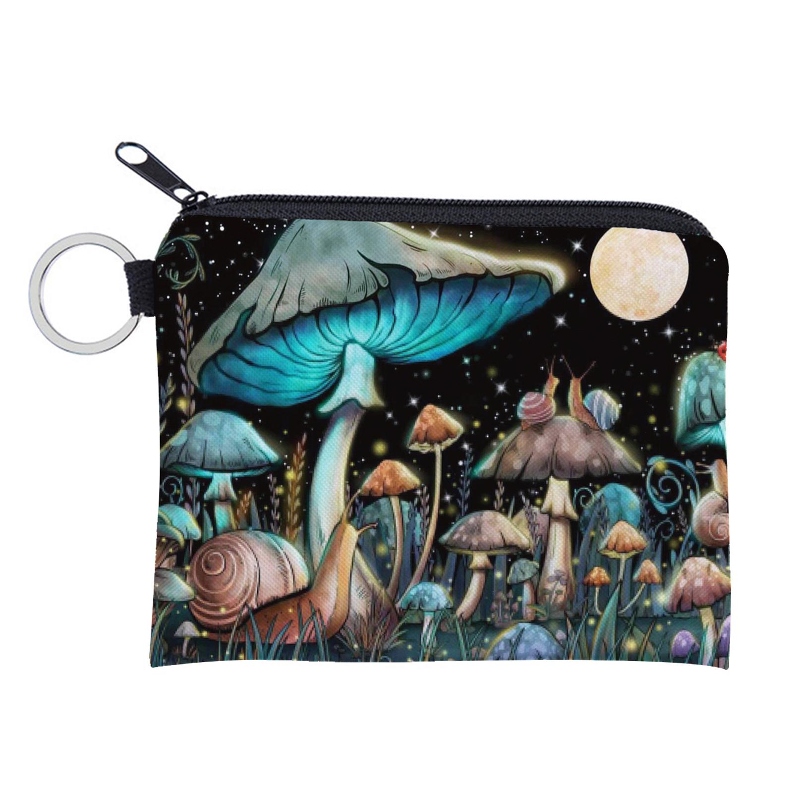 

Кошелек для монет с красочным принтом, держатель для карт, брелок, милый и удобный кошелек для монет, карт и ключей D