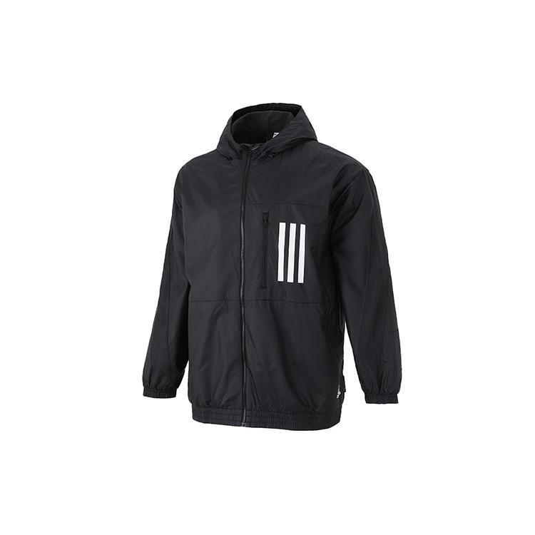 

New Adidas W.N.D. Jacket Men s Black H42037 XL