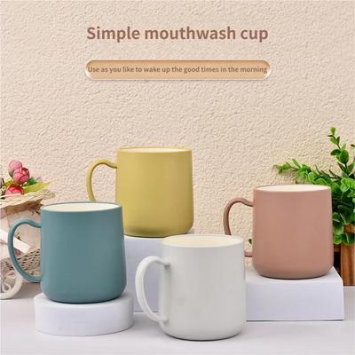 Nordic Style Minimalist Household Mouthwash Cup, Made of Thickened, Drop-resistant PP Material (multiple Colors Available).