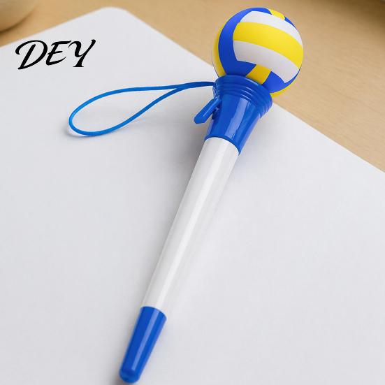Novelty Sports Theme Pens Sport Funny Writing Pen, Volleyball/Tennis/Rugby/Basketball/Football/Baseball Design, Creative Decompression Comfortable