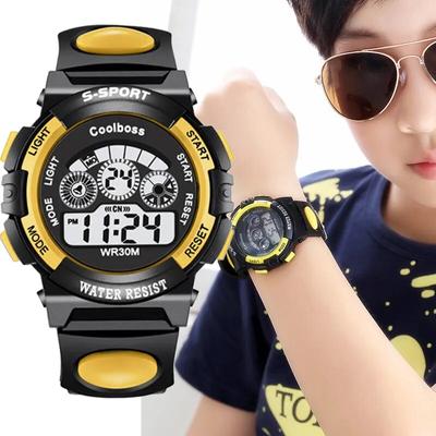 Orologi per bambini Orologio sportivo digitale per bambini Ragazzi Ragazze Cinturino in silicone Orologio impermeabile semplice con quadrante grande