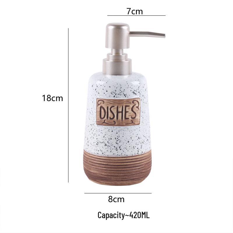 OIMG Ceramic Soap Dispenser Bottle