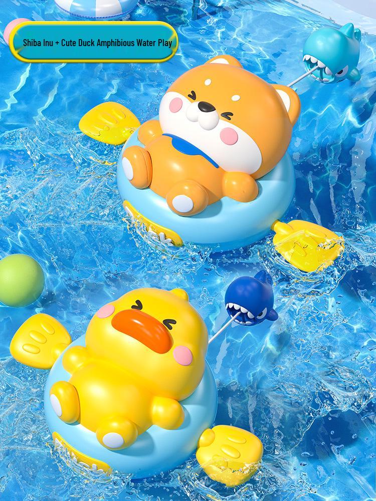 Little Yellow Duck Bath Toys for Kids - Water Play Shower Fun for Boys and Girls