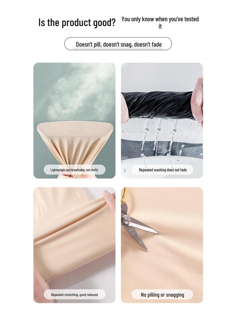 Nylon Ice Silk Women's Safety Pants: Seamless, Breathable Summer Base Layer with Crotch Gusset - Anti-Exposure, Tight-Fitting, Five-Point Cover-up.