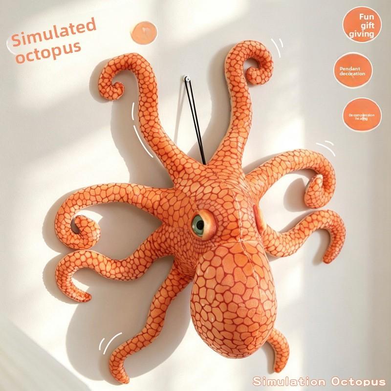 Realistisches Meeresbewohner Plüsch Oktopus Kissen Weiches Spielzeug Zum Verschenken