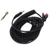 Plug and Play Spring Wire Flexible Stereo Jack Cable for HD660s HD650 HD600 HD580 Daily Use