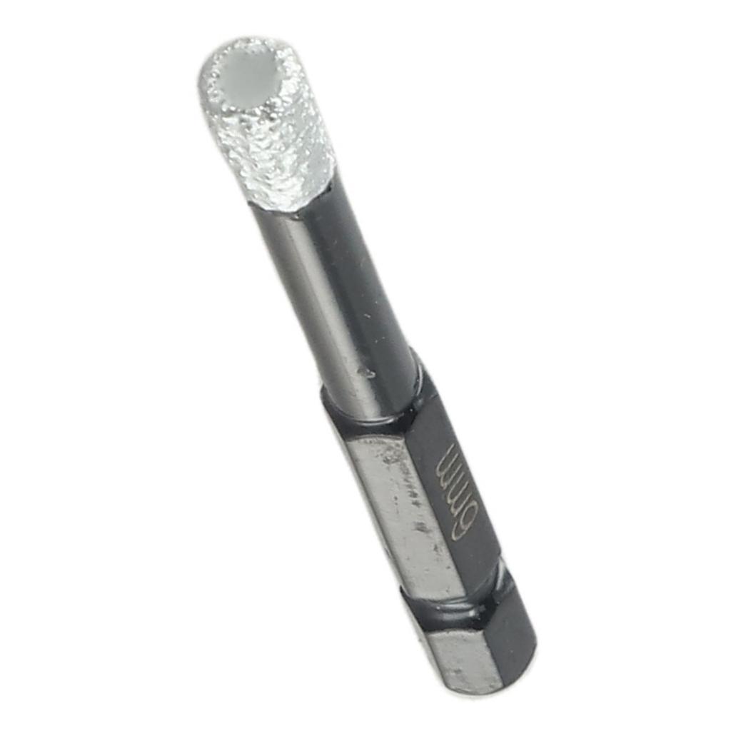 6mm Vaccum Brazed Dia-mond Dry Drill Bit Porcelain Granite Tile For Glass Marble Ceramic Hard Plastic Drilling Power Tools Parts