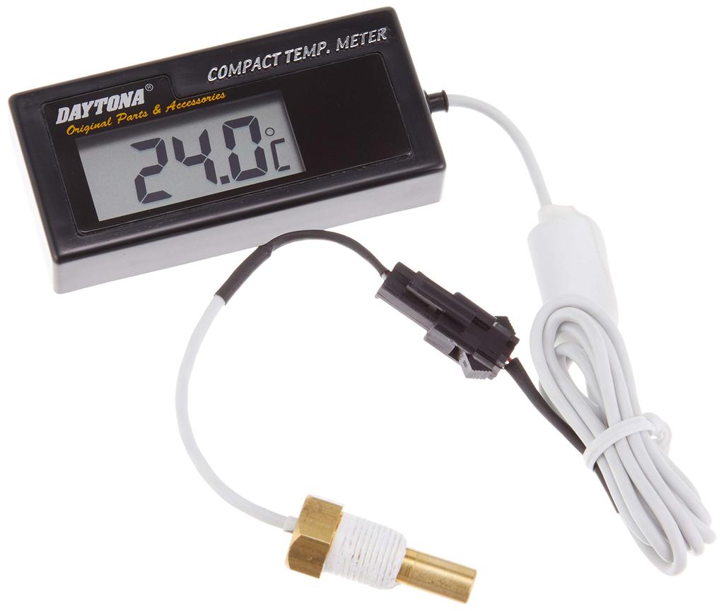 Daytona 63487 Motorcycle Digital Waterproof Temp Meter
