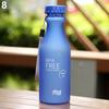 New Scrub Portable Leak-proof Water Bottle Cycling Sports Unbreakable 550ml Drink Bottles