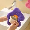 Quick-Dry Hand Towel Coral Fleece Wipe Handkerchief Kitchen Bathroom Absorbent Dishcloth Flower Shape Cleaning Cloth