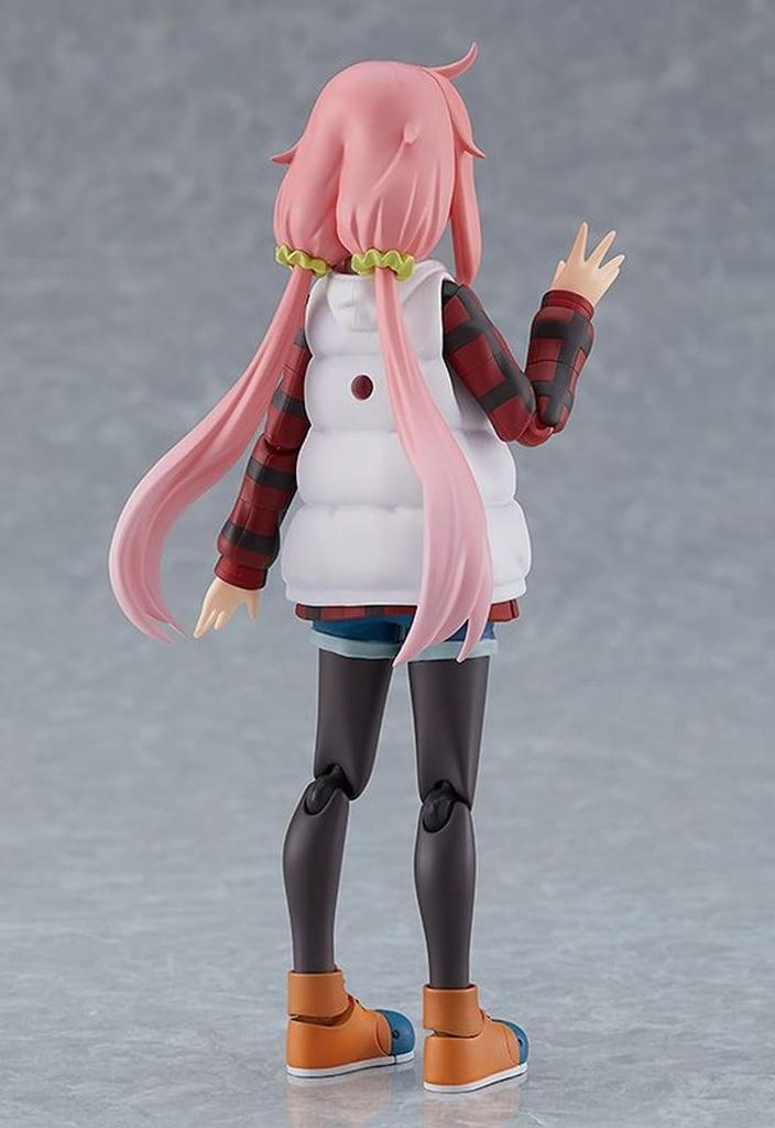 figma Camp Nadeshiko Kagamihara DX Edition ABS PVC Painted Movable Figure Laid-Back Non-Scale &