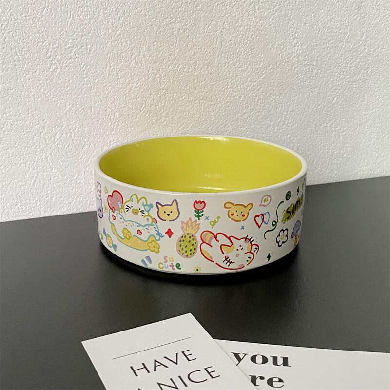 

YXPET Ceramic Anti-Spill Pet Bowl