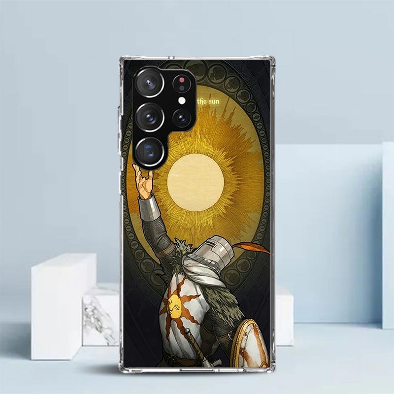 Dark Souls Game Soft Cover for Samsung Galaxy S25 Edge S26 S24 S23 Ultra Phone Case S22 S21 Plus S20 FE Print Pattern Shell Gala
