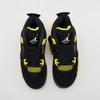 408452-017 Nike GS Air Jordan 4 Retro Thunder Black Gold Yellow