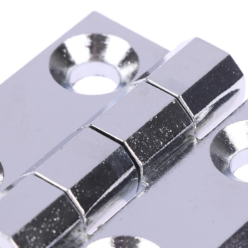 4040/5050/6060 Zinc Alloy Square Folding Hinge Surface Mounted Hinge Distribution Cabinet Industrial Power Cabinet Hinge