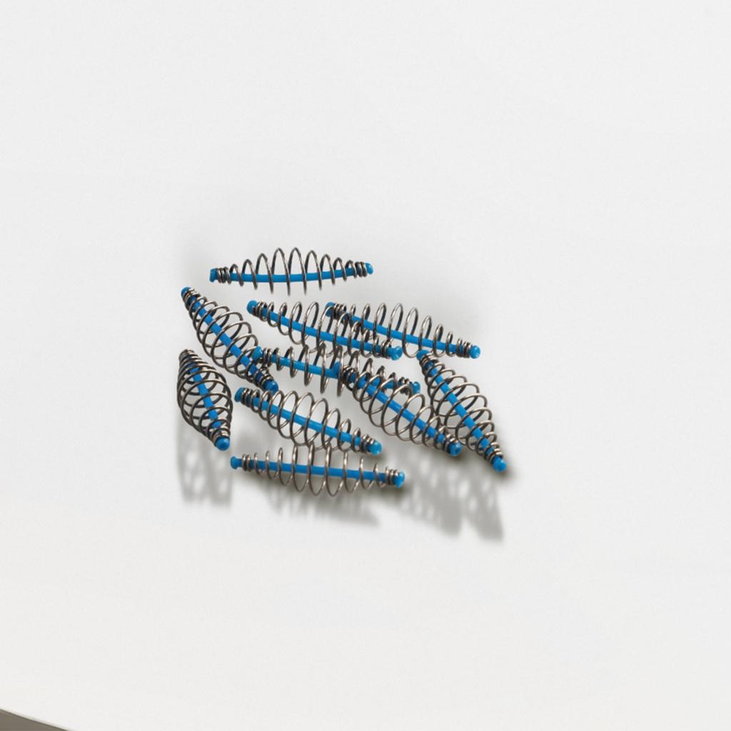 For Attracting Fish Spring Bait Feeder Bait Cage Blue
