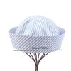 Korean Striped Sailor Hat Lovely Sweet Turn-Up Brim Dome Cap Versatile Cap Girly French Hats Cosplay Party Supplies