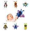 Insect Ventriloquist Puppet Plush Toy For Children's Storytelling Caterpillar Shape Soft And Huggable