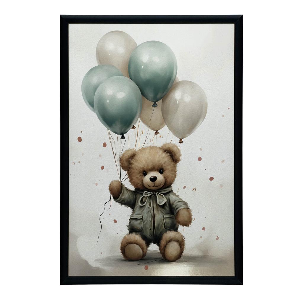 Teddy Bear Balloon World Teddy Bear Balloon World, 30X40 Cm, Frameless, Matte Paper 230 Gsm
