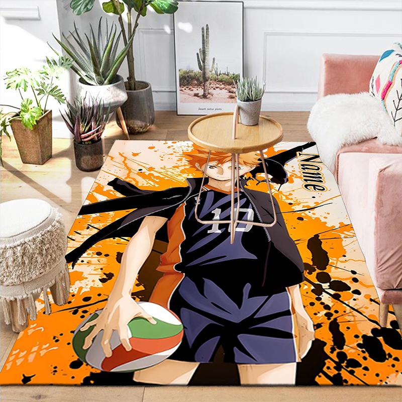 Custom 1Pc Volleyball Spirit Teamwork Triumphs Rug Office Carpet Indoor Outdoor Entrance Doormat Nonslip Soft And Comfortable Living Room D291580
