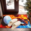Baseball Fire Power Carpet, Chair Rug,Rug for Office Bedroom Living Rooms, Doormat Decor Fan Gift Christmas Gift