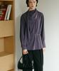 MAKE A TOAST Wool High-Waisted Belted Wide Pants Black Mbefpa003Bk