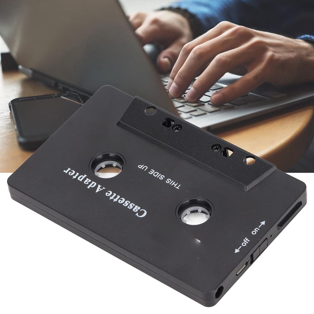 Pomya Car Cassette Noise Reduction Stereo HiFi with Enjoy Mobile Music Without Supports Cell and MP3 Players Adapter, BT5.0, Cables, Phones, Tablets,